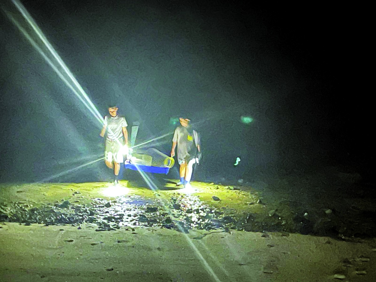 4-hour night diving trip on a 28-foot boat (Tanour Safee fishing)